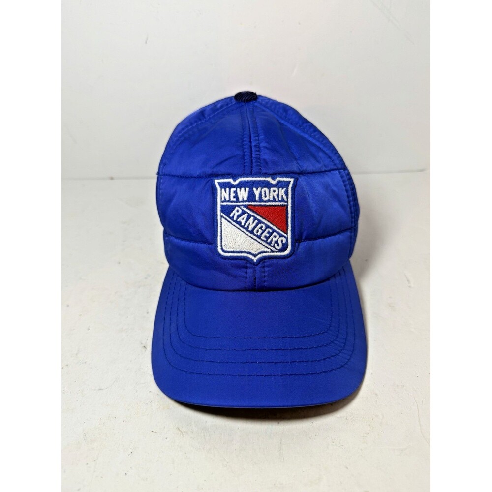 New York Rangers Hat Blue American Needle Strapback Cap Quilted Insulated NEW